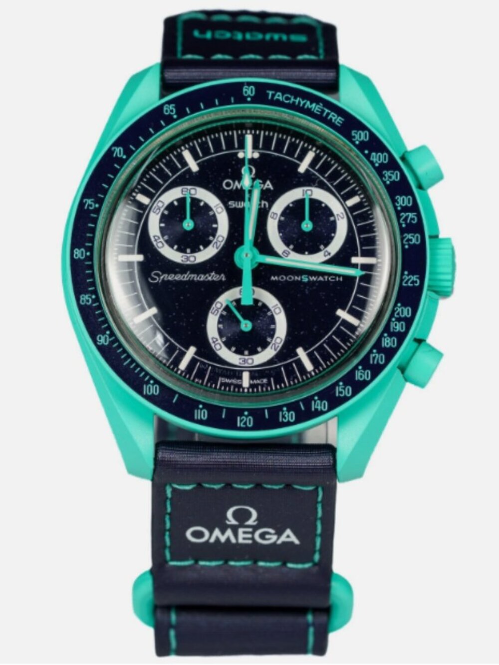 Swatch x Omega Bioceramic MISSION ON EARTH - POLAR LIGHTS